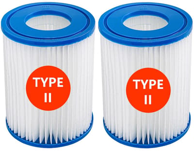 Namajunas - Filterpatroon voor Bestway 58094 zwembad - Filter voor filterpomp Type II - 2 stuks - Zwembad reinigingsfilterpatroon – Hoog rendement - U en uw gezin kunnen genieten van plezier in een schoon zwembad