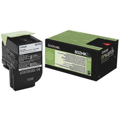 Lexmark 80C2HK0 nr. 802HK toner cartridge zwart hoge capaciteit (origineel)