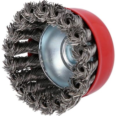 KS Tools 340.0026 Roestvrij stalen draadborstel 0,5 mm, Ø 75 mm