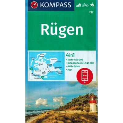 Rugia. Toeristische Kaart 737. Wyd. 2023. Kompas