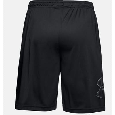 Under Armour Heren-Tech Shorts (Zwart/Licht Grafiet)