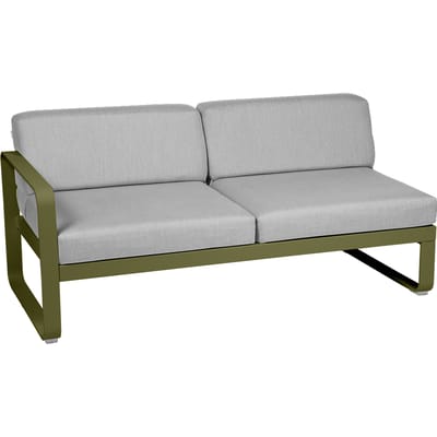 Fermob BELLEVIE 2 zits module links - D3 Pesto - 79 Flanelgrijs