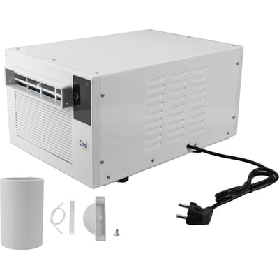 Draagbare Airconditioner Energiebesparend Compressormotor Koeling 1900BTU 280W Dubbele Inverter gray