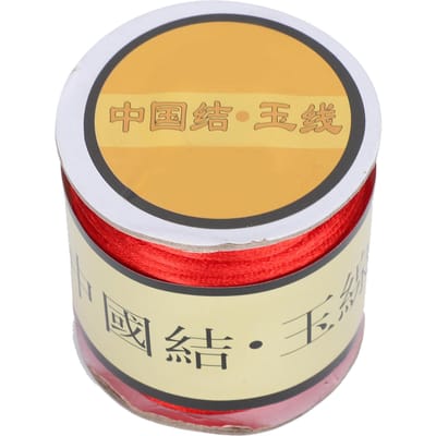 Chinese Knoopdraad Handbreien Polyamide Koord Touw voor Sieraden Armband MakenRood beige