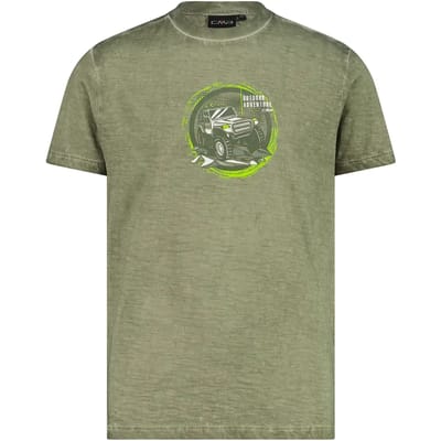 T-shirt van gemêlede jersey kind CMP