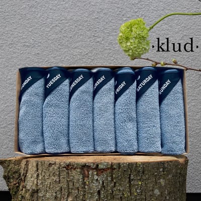 Klud Microvezel Vaatdoekjes - Set van 7 - Blauw