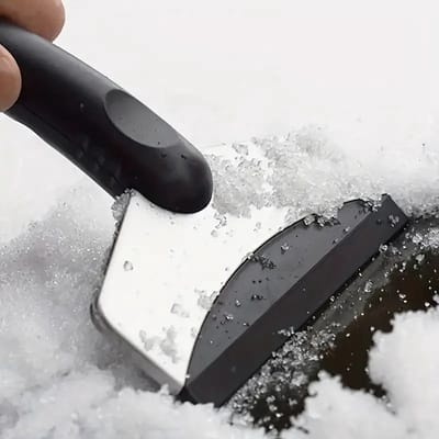 Waledano® Ontdooien Sneeuwschrapen - IJskrabber Reinigingsgereedschap - Auto Sneeuwschep - IJskrabber - Afneembare Raamsneeuwborstel - Sneeuwruimer voor Autoruiten voor Auto's - 1 Stuk