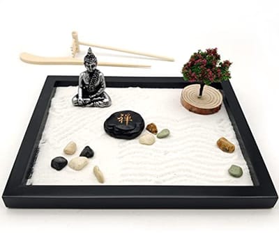 Mini Zen Tuin Set voor Thuis en Kantoor