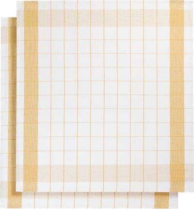 De Witte Lietaer Theedoek Glazendoek - 2 stuks - 68 x 68 cm - Katoen Linnen