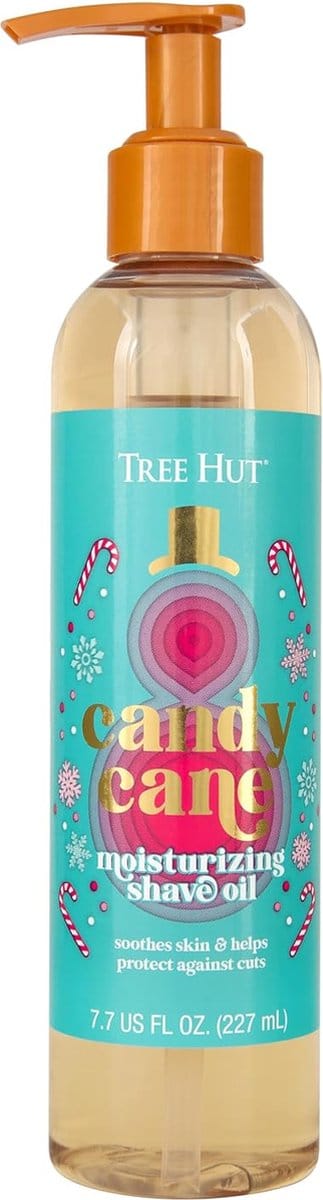Tree Hut Bare Candy Cane - Hydrating & Moisturizing - Shave Oil - Scheermiddel - Scheren - Scheerolie - 227ml