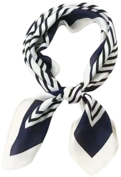 Mooie Dames Neksjaal Wit -Sjaaltje Youhomy accessoires - Deels silk, zijde sjaal 70x70cm - Sjaal vierkant zijde feeling- Hoofdsjaal- Cadeau voor vrouwen , dames-Moederdag - Kerstcadeau| nieuwjaars cadeau