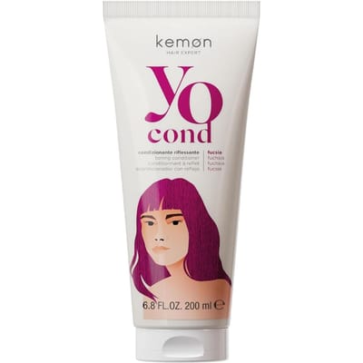 Kemon, Coloration Yo Fucsia, Après-shampoing Colorant pour Cheveux, 200 ml