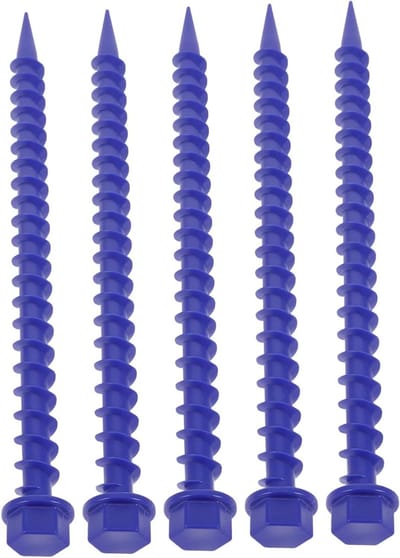 Haringen Set - Grondpennen Ankers - Tent Opzetten - Zware Kwaliteit - 5 Stuks - Blauw