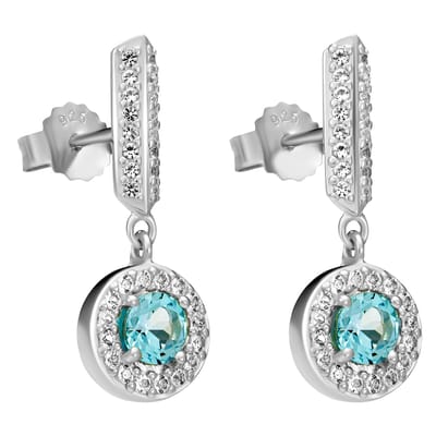 Orphelia 'Bristol' Dames 925 Sterling Zilveren Oorbellen - Zilver ZO-7579/B