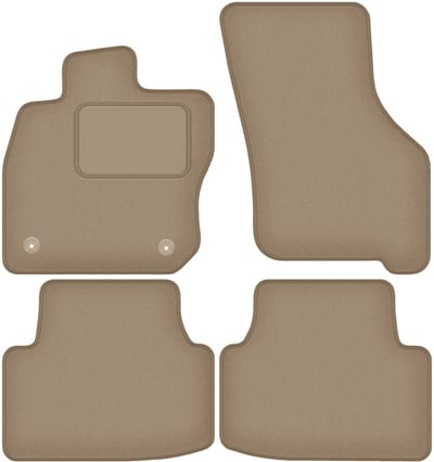 Wielganizator WLG-CARLUX – Velours Automattenset – Cupra LEON – Beveiliging – Beige