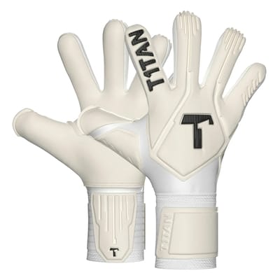 T1TAN Legend 1.0 White-Out Keepershandschoenen volwassenen & jongeren - met vingerbescherming - Maat 8