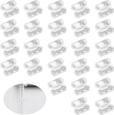 30 stuks kunststof kralen kettingverbinder 4,5 x 6 mm - rolkap connector voor kogelketting rolgordijn reparatie