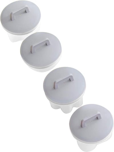 Bakvormen set - Pizzapannen cakevorm - Eieren bakken - 4 schattige mallen - 6 inch - Grijs
