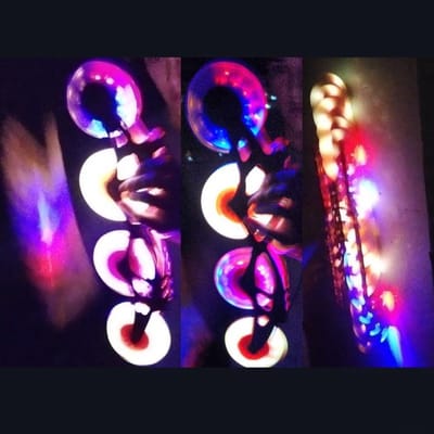 Inline Skate Wielen - Vervangingswielen Scooter - Buitenplezier - Zelfopwekkende LED - 80mm Set van 8 - Blauw
