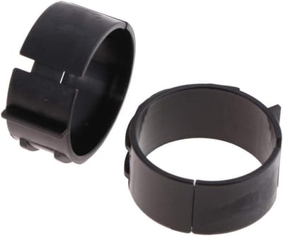 Voorderailleur Adapter - Klem Reducer - Fiets Onderdelen - Lichtgewicht Duurzaam - 2 Paar - Zwart