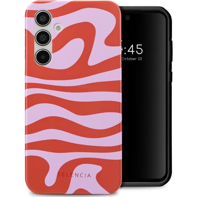 Selencia Hoesje - Geschikt voor Samsung Galaxy A55 (5G) - Backcover - Dream Swirl Pink