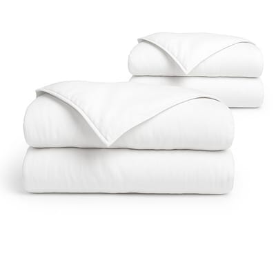 Harmony 4-seizoenen dekbed van zijde 175 + 300 g/m² – katoenen tijk - Silk Heaven - 240x200cm