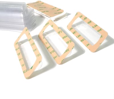 Waterdichte rechthoekige plastic lippenstift geldhouder - 20 stuks zelfklevende pouches voor knutselen en cadeauverpakking