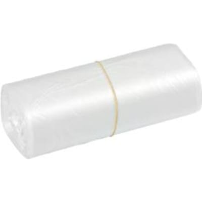 Deiss afvalzakken, 20 liter, HDPE met 10-20% gerecycled materiaal, B 450 x H 540 mm, transparant, 2000 stuks