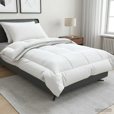 vidaXL - Dekbed - en - Kussen - Set - 3 - st - 135x220 - cm - 4 - seizoenen - 140+220 - GSM