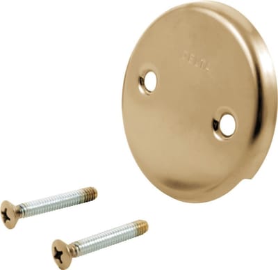Overloopplaat met Schroeven voor Wastafel of Toilet, Champagne Brons Afwerking