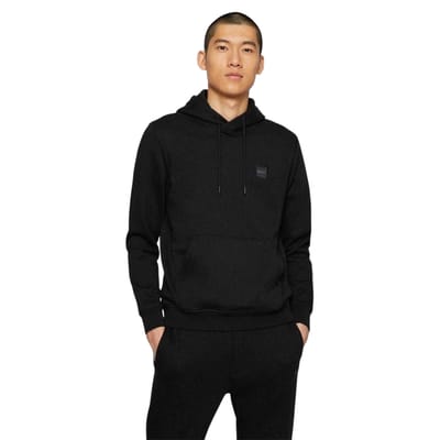 Boss Heren Wetalk Pullover Hoodie (Zwart)