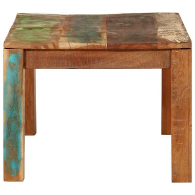vidaXL - Salontafel - 110x55x40 - cm - Massief - gerecycled - hout