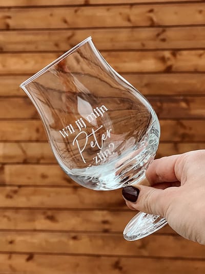 Royal Leerdam Bierglas – Wil Je Mijn Peter Zijn – Gepersonaliseerd