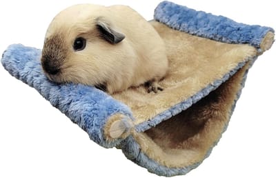 Hangende Hangmat voor Kleine Dieren, Warm Bed voor Hamsters, Muizen en Ratjes in de Kooi, Comfortabele Schuilplek voor Huisdieren