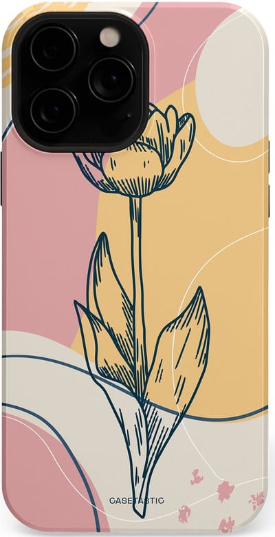 Casetastic Hoesje Geschikt voor Apple iPhone 13 Pro Max Magsafe - Stijlvolle Beschermende Duo-layer Case - Zachte tulp