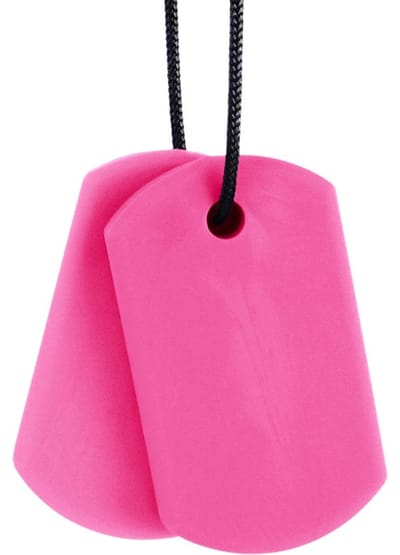 ARK Therapeutic kauwsieraad kauwketting Hot Pink XT Medium sensorisch speelgoed.