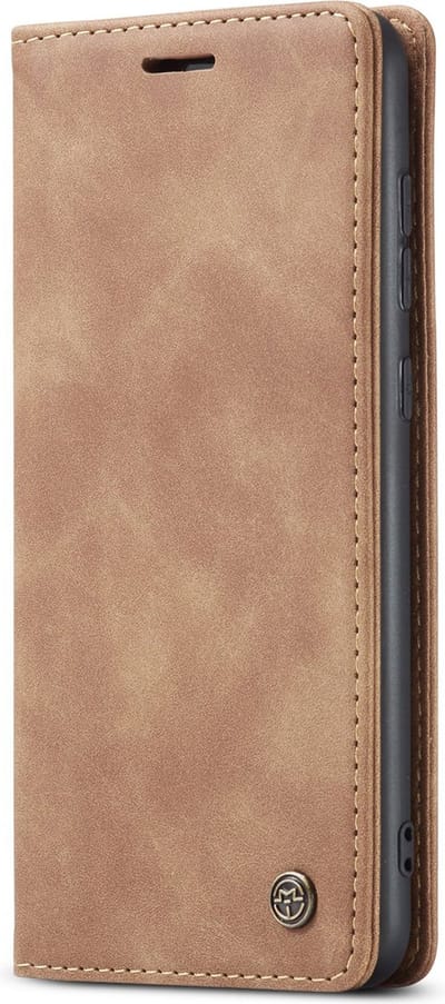 Casemania Hoesje Geschikt voor Oppo Reno 7 4G Sienna Brown - Dunne Portemonnee Book Case - Slim Wallet Case met Pasjeshouder