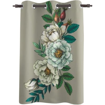 Chinese Panda en Bamboe Raamgordijnen Gordijnen voor Woonkamer Decoratieve Items Woonkamer 135W x 60H(cm)