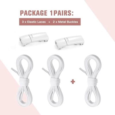 Shecret Elastische veters, magnetische stretch veters voor kinderen en volwassenen, no-tie veters, verstelbare veters zonder strikken, ideaal voor hardlopers, wandelaars