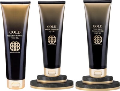 Gold Vitamin Miracle 300 ml & Gold Come True Conditioner & Gold Metamorphyc Dream Shampoo