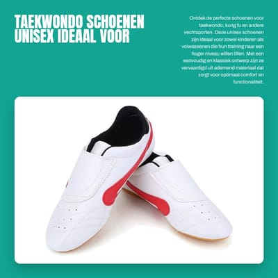 Dailygoods- Taekwondo Schoenen - Lichtgewicht - Ademend - Vechtsport Schoenen - Unisex - Duurzaam - Ideaal voor Training - Martial Arts Schoenen