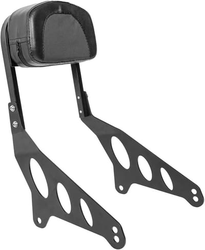 Motorfiets Rugleuning - Bagage Kussen - Comfortabel Rijden - Specifiek Ontwerp - Voor en Achter - Zwart