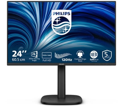 Philips 24B2N3200J - 24 inch Full HD Business Monitor - 120Hz - 5 jaar garantie