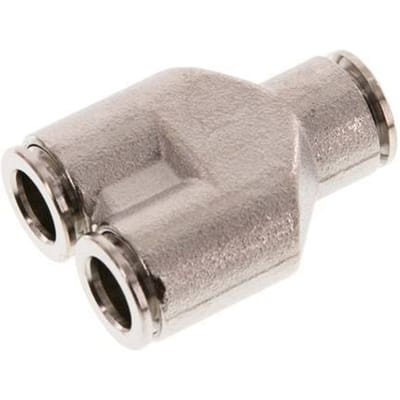 8mm Y-koppeling Messing Insteekfitting NBR