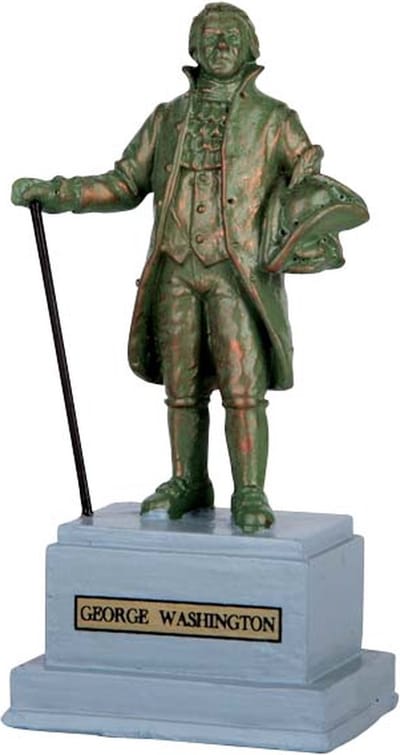 Lemax - Park Statue George Washington uit de 2016 Collectie