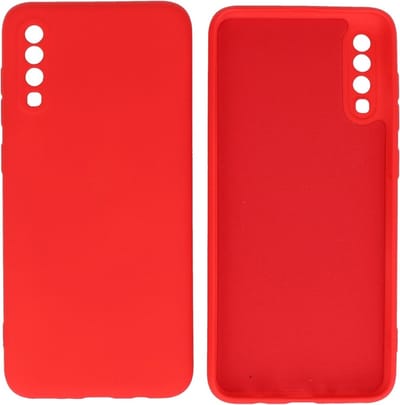 Fashion Backcover Telefoonhoesje - Color Hoesje - Geschikt voor Samsung Galaxy A70/s - Rood