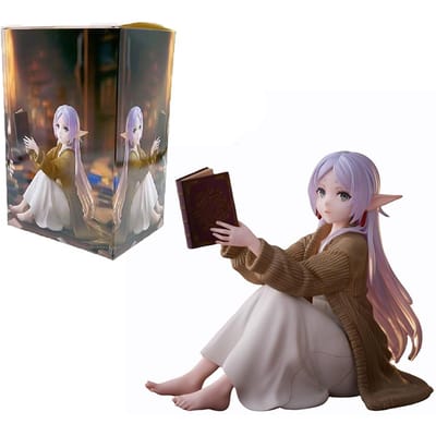 Frieren Beyond Journey's End Anime Figuur Schattig Bureau Model Poppetje Frieren Actie Figuur Huispak Speelgoed gray