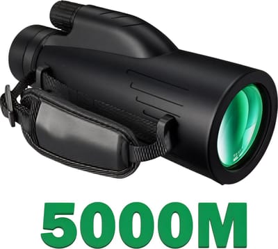 5000M Krachtige Monoculaire Telescoop 12x50 - Lange Bereik Draagbaar Professioneel Voor Jagen, Camping, Outdoor, Sterrenkijken, Natuur