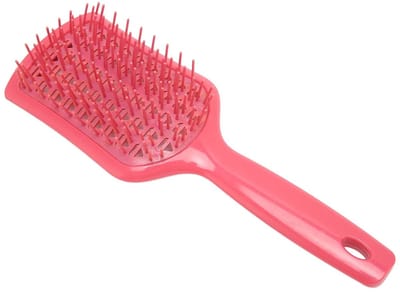 Dailygoods - Gebogen Ventborstel - Sneller Föhnen - Veilig Te Gebruiken - Grijs - Ontwarrende Haarborstel - Voor Nat Haar - Haarverzorging