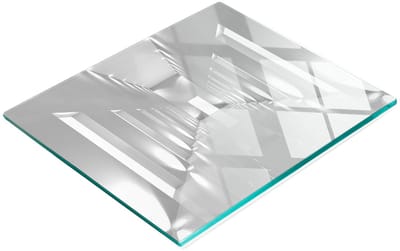 Decoratieve keukensnijplank van gehard glas voor de hal, 60x52 cm